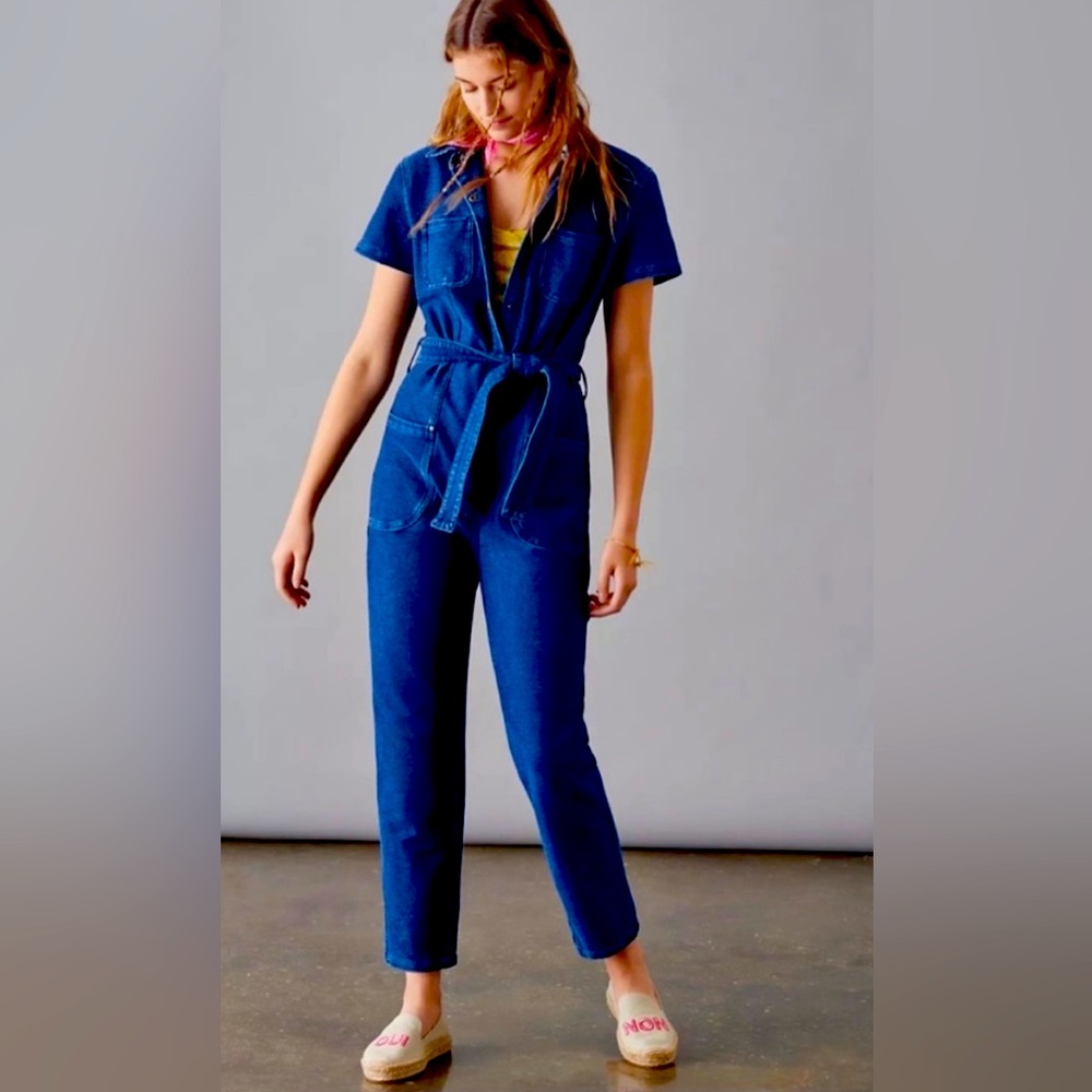 Anthropologie - Pilcro for Anthropologie  dark denim jumpsuit